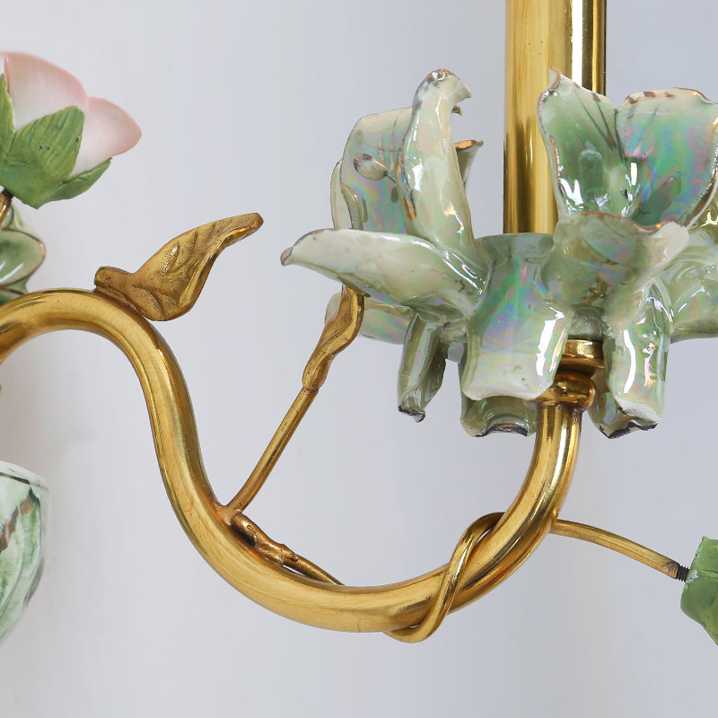 French Brass Wall Lamp - Jewellery Top Lighting