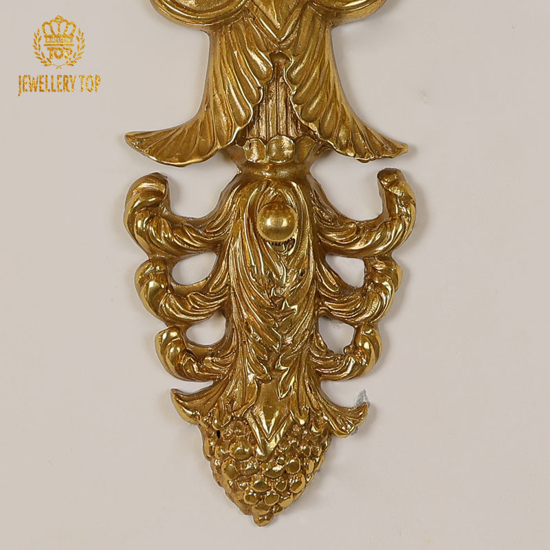 French Brass Wall Lamp - Jewellery Top Lighting