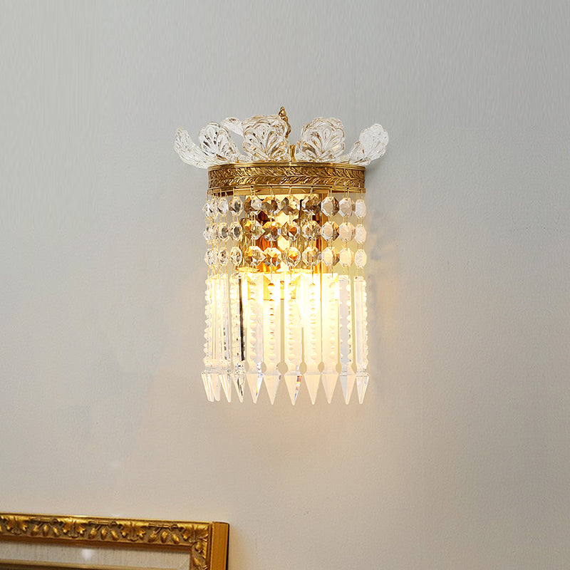 French Brass Wall Lamp - Jewellery Top Lighting