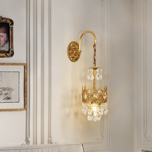 French Crown Crystal Chandelier - Jewellery Top Lighting