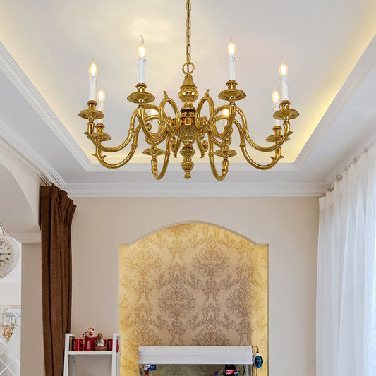 Georgian Candle Style Chandelier - Jewellery Top Lighting