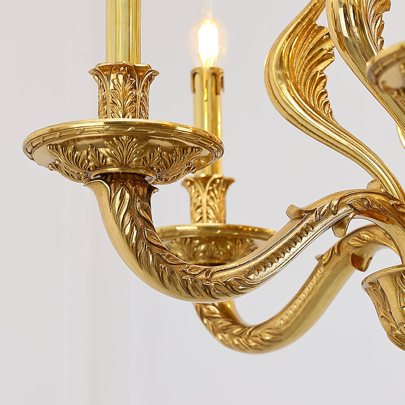 Georgian Chandelier 6 Light - Jewellery Top Lighting