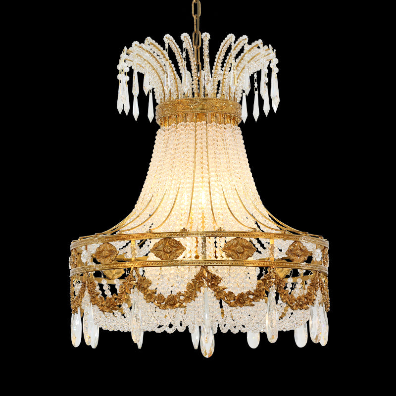 Gilded Reverie Gold Pendant Lamp - Jewellery Top Lighting