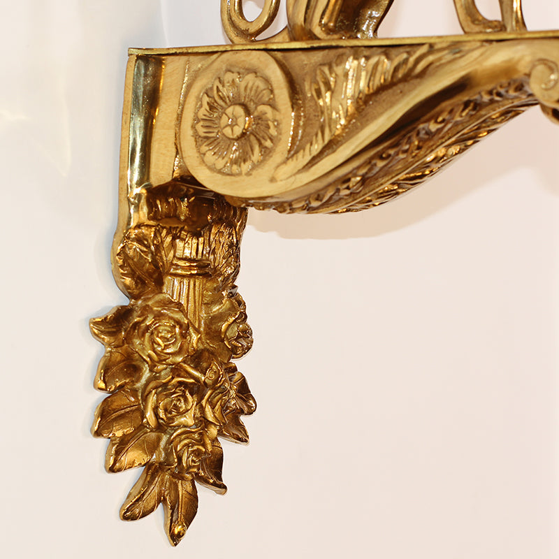 Griffin Brass Wall Lamp - Jewellery Top Lighting