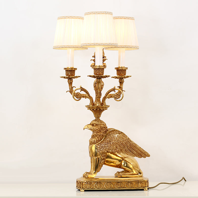 Imperial Heritage Bronze Antique Table Lamp - Jewellery Top Lighting