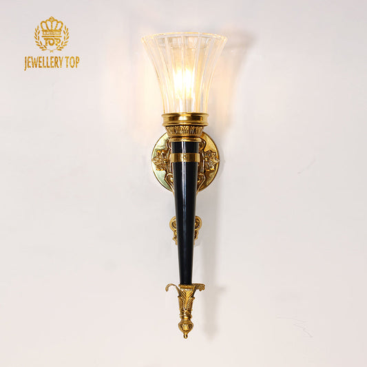Imperial Torch Brass Wall Lamp - Jewellery Top Lighting