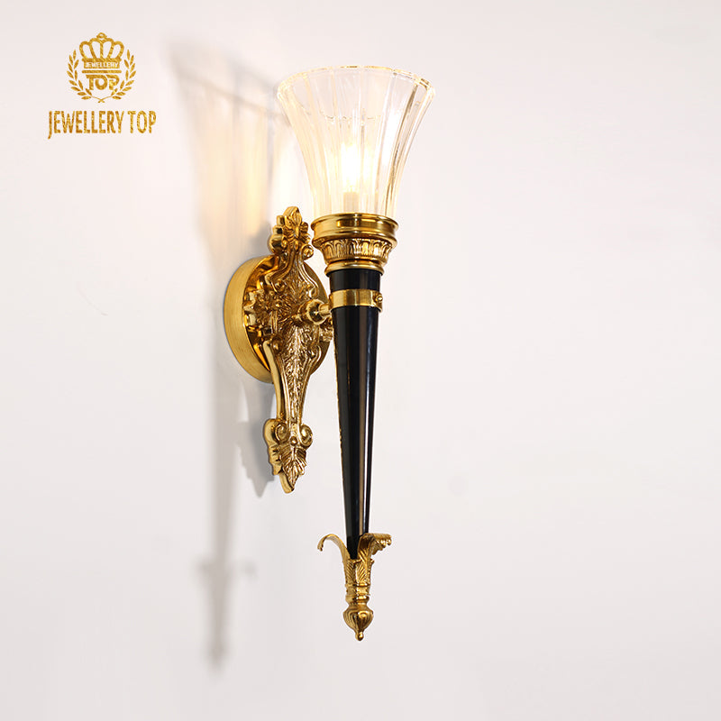 Imperial Torch Brass Wall Lamp - Jewellery Top Lighting