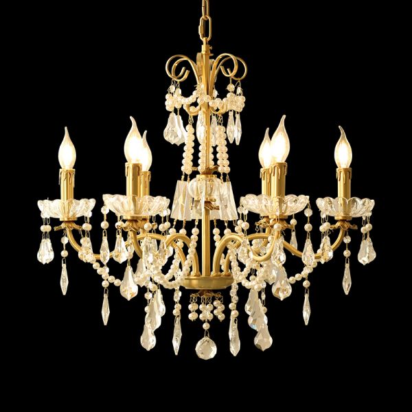 Jardin de Perles Vintage French Chandelier - Jewellery Top Lighting