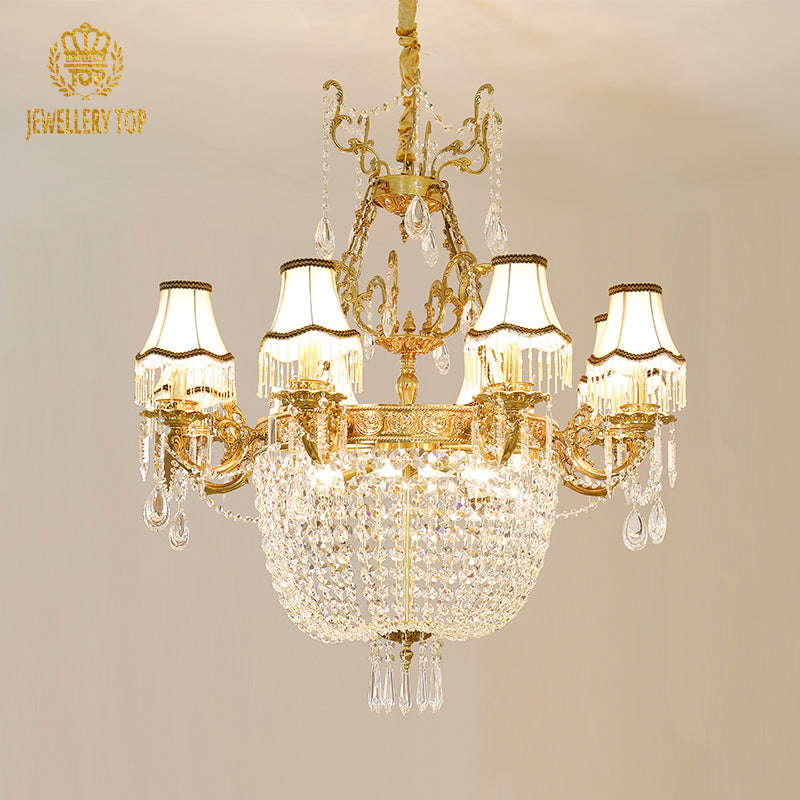 Helios Crown Chandelier - Jewellery Top Lighting