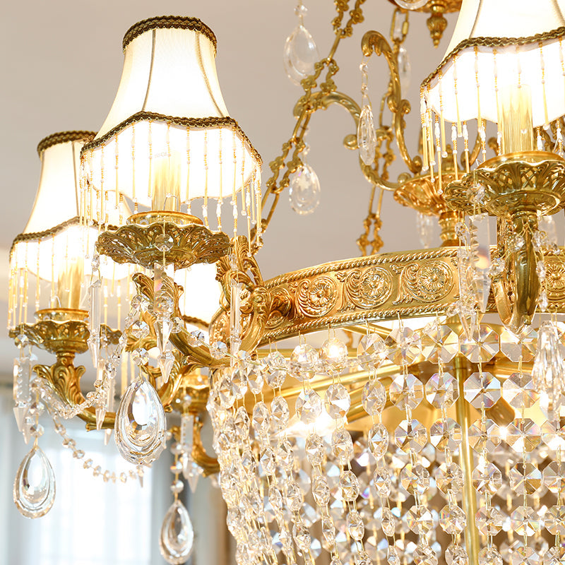 Helios Crown Chandelier - Jewellery Top Lighting