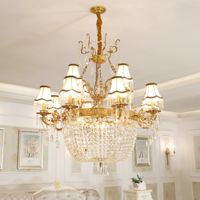 Helios Crown Chandelier - Jewellery Top Lighting