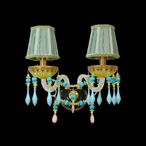Blossom Fields Farmhouse Wall Light - Jewellery Top Lighting