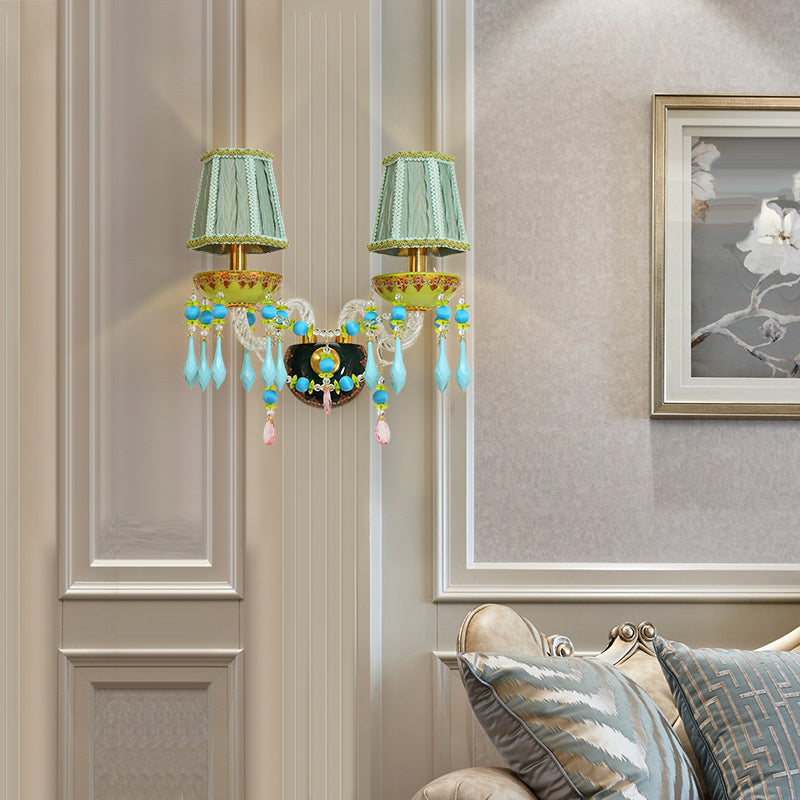 Blossom Fields Farmhouse Wall Light - Jewellery Top Lighting