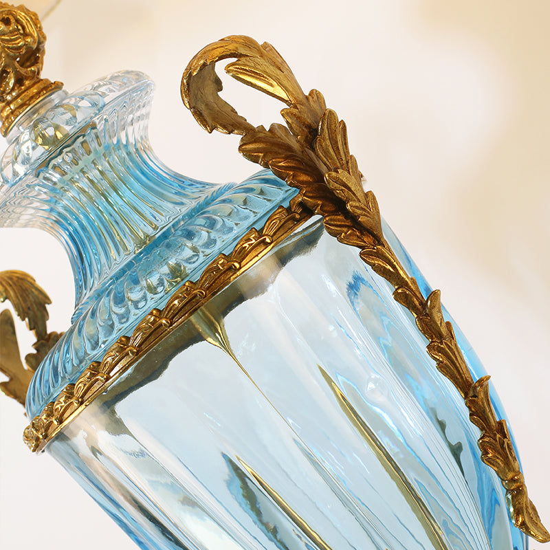 Luminous Heritage Vintage Table Lamp showcasing elegant glass panels