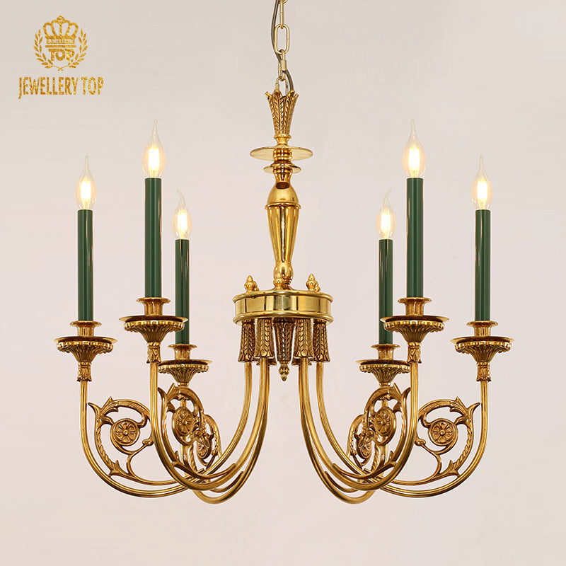 Maison de Lumière French Candelabra Chandelier - Jewellery Top Lighting