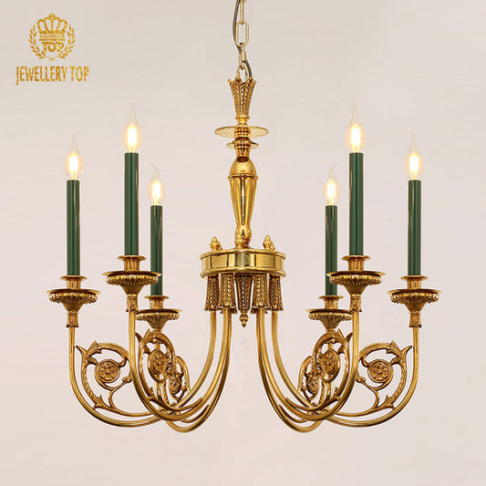 Maison de Lumière French Candelabra Chandelier - Jewellery Top Lighting
