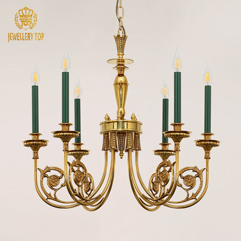 Maison de Lumière French Candelabra Chandelier - Jewellery Top Lighting
