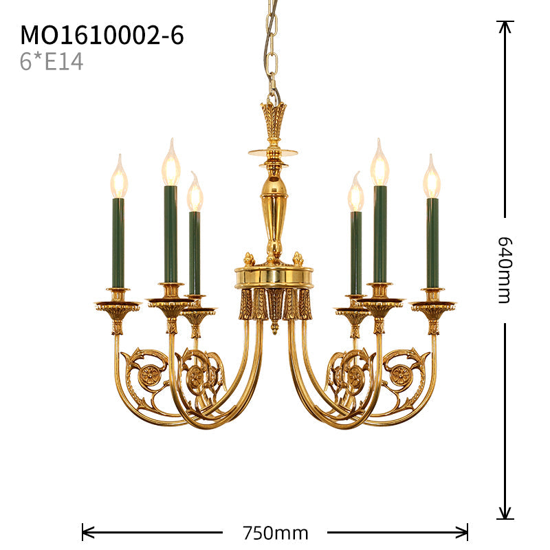 Maison de Lumière French Candelabra Chandelier - Jewellery Top Lighting