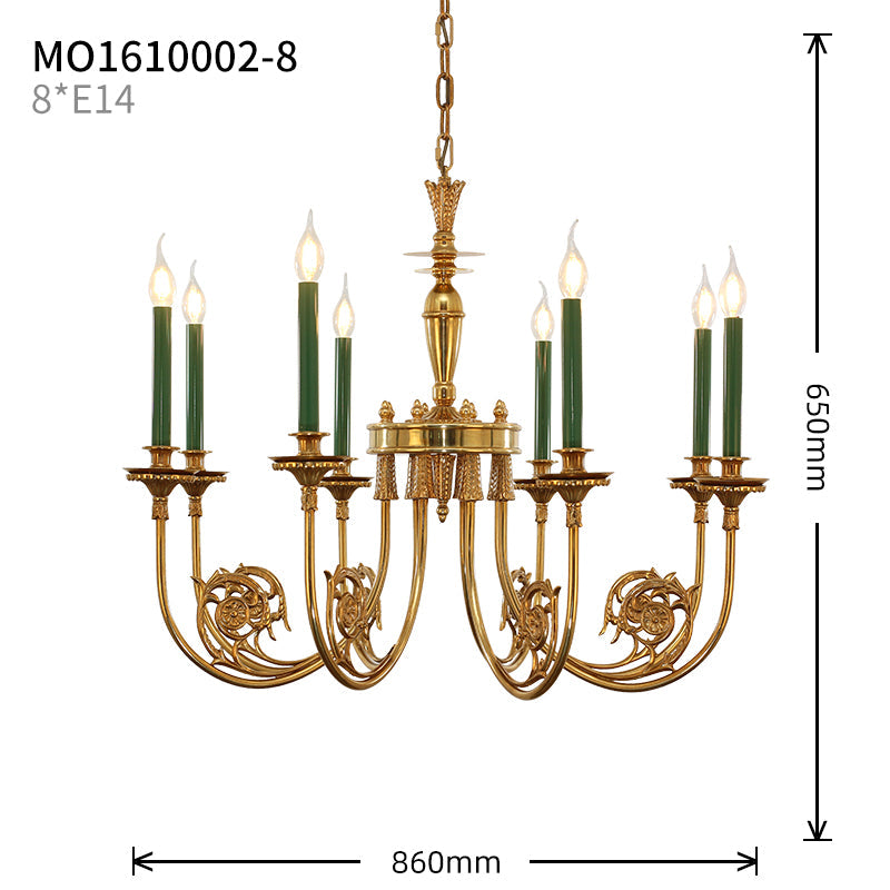 Maison de Lumière French Candelabra Chandelier - Jewellery Top Lighting
