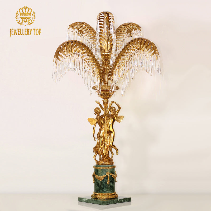 Palm Tree Table Lamp - Jewellery Top Lighting