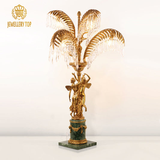 Palm Tree Table Lamp - Jewellery Top Lighting