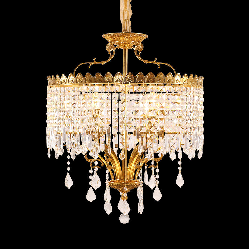 Parisian Splendor French Crystal Pendant Lamp - Jewellery Top Lighting