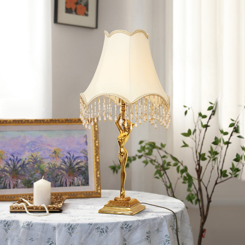Princess Antique Table Lamp - Jewellery Top Lighting
