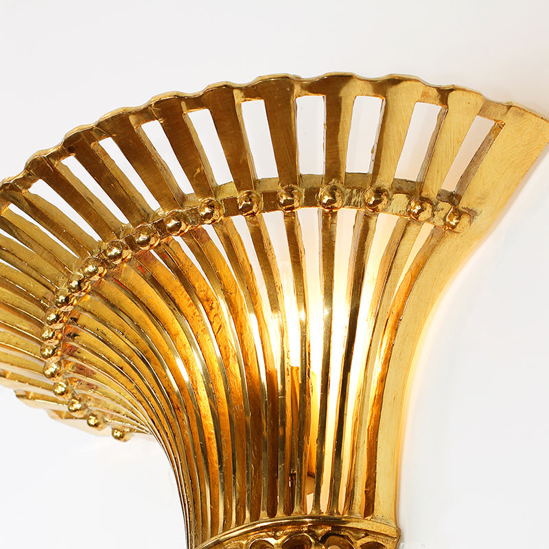 Prometheus Flame Brass Wall Lamp - Jewellery Top Lighting