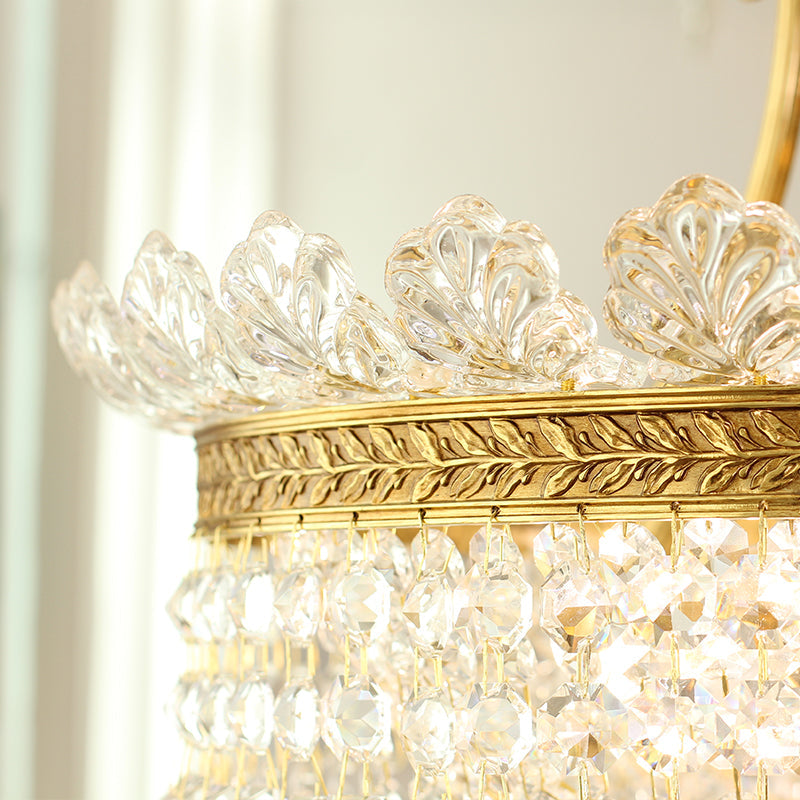Roman Elegance Italian Pendant Lamp showcasing crystal brilliance