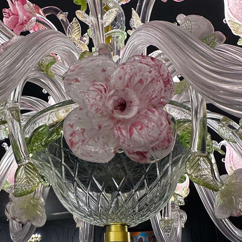 handmade glass flower