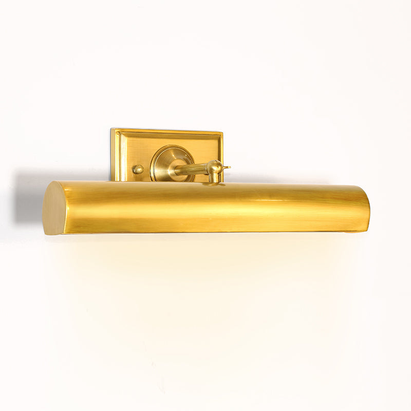 Simple Brass Gold Picture Light - Jewellery Top Lighting