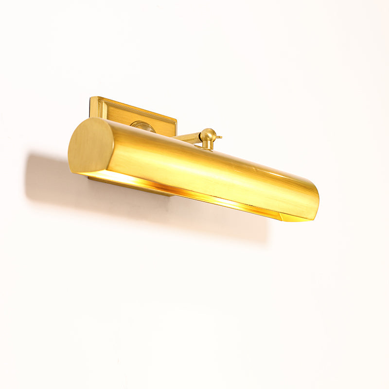 Simple Brass Gold Picture Light - Jewellery Top Lighting