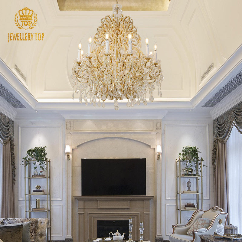 Soleil Royale Chandelier - Jewellery Top Lighting