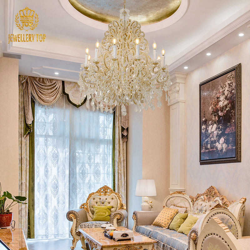 Soleil Royale Chandelier - Jewellery Top Lighting