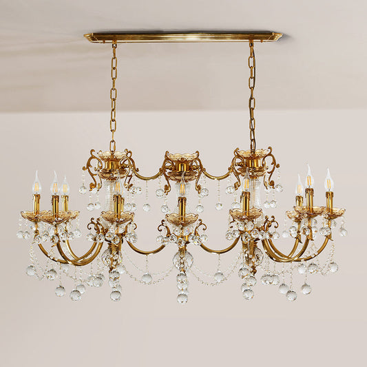 Victorian Banquet Dining Chandelier - Jewellery Top Lighting