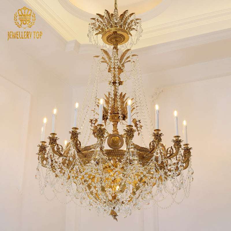 elegant-dining-room-lighting-orb-venus-brass-crystal-fixture