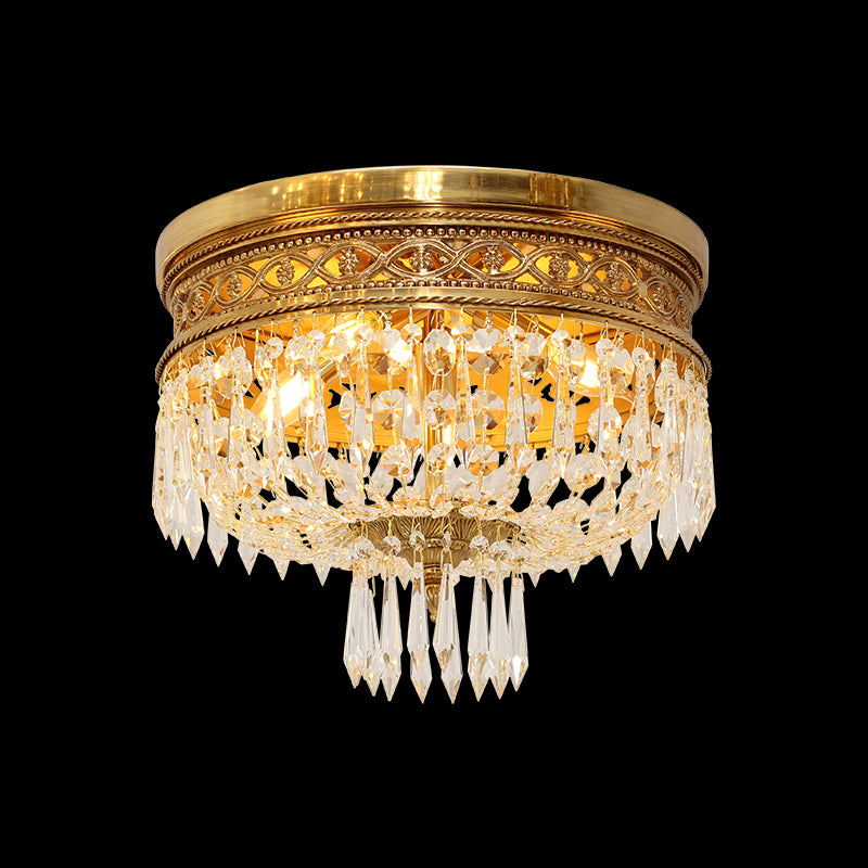 Vintage Flush Mount Ceiling Light - Jewellery Top Lighting