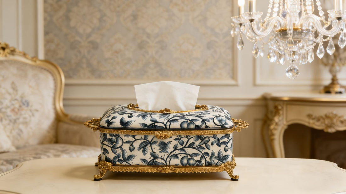 High-Quality French Full Brass & Blue and White Porcelain Tissue Box: Complete Guide (Materials, Design & Tips)