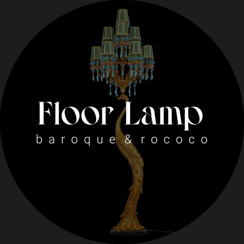 Baroque & Rococo Floor Lamp,Standing Light