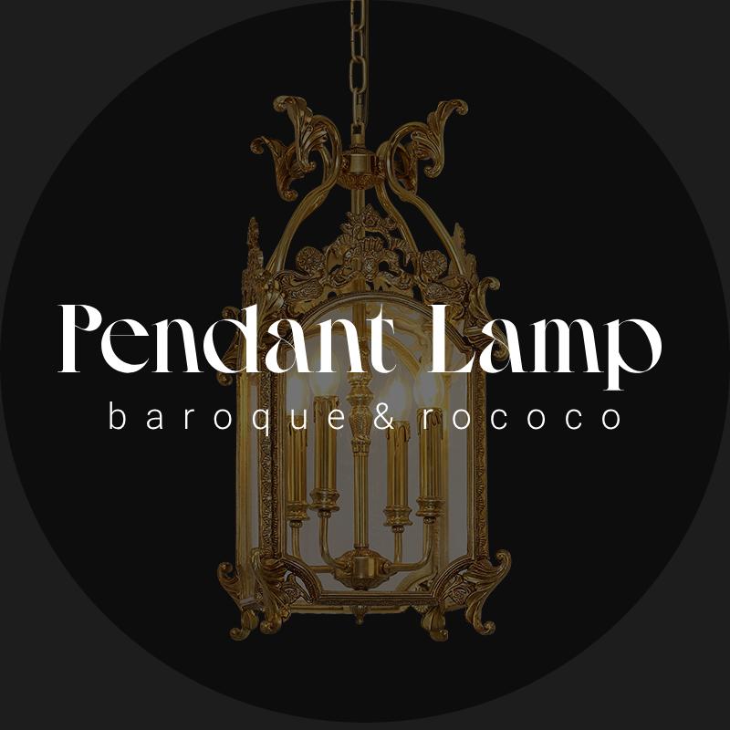 Baroque & Rococo Pendant Lamp,Hanging Light,Lantern