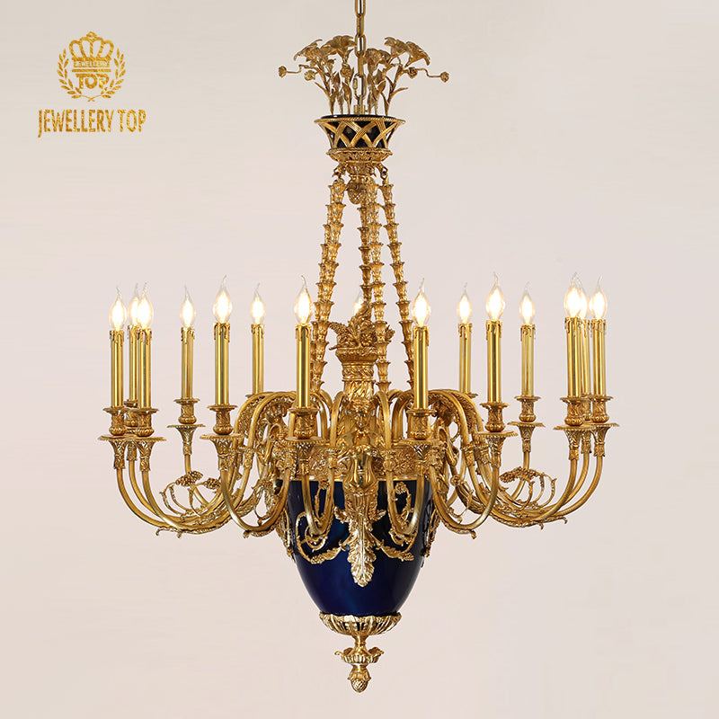 Luxury Palace Brass Antique Chandelier