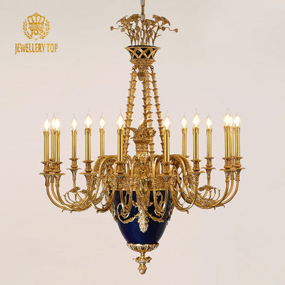 Luxury Palace Brass Antique Chandelier