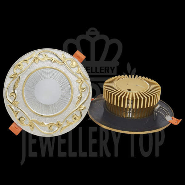 white color brass downlight