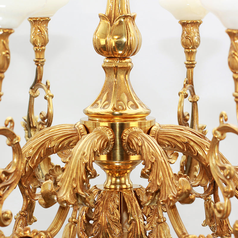 French Brass Chandelier