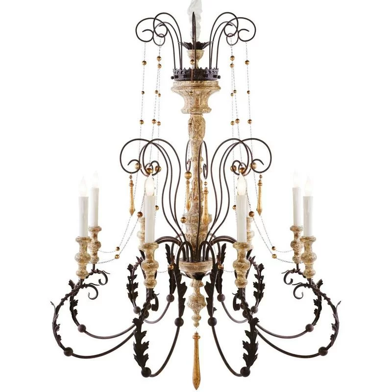 Rustic French Country Chandelier