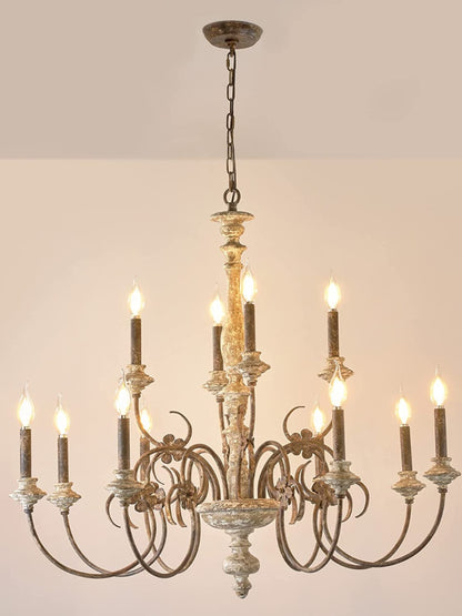 Rustic French Country Chandelier