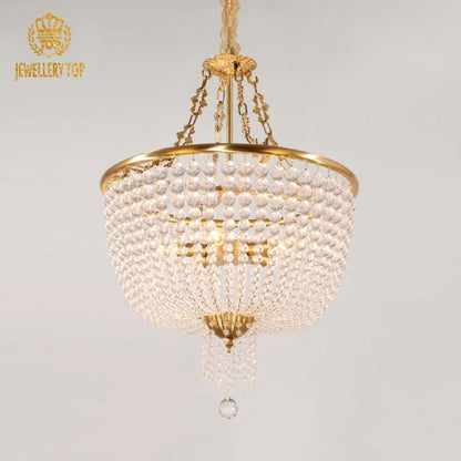 French Brass Pendant Light