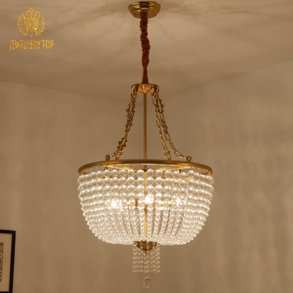 French Brass Pendant Light