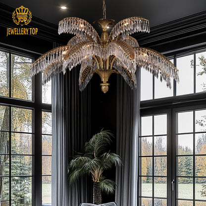 2 tiers Victorian Plam Chandelier