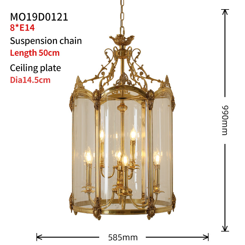 Regal Georgian Lantern Pendant Lamp